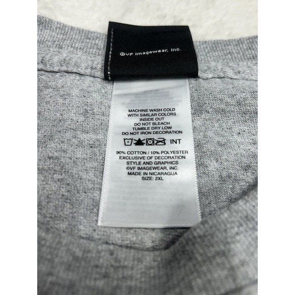 Harley Davidson 110 Year Anniversary American Flag Gray Graphic T-Shirt Size 2XL - Picture 5 of 8